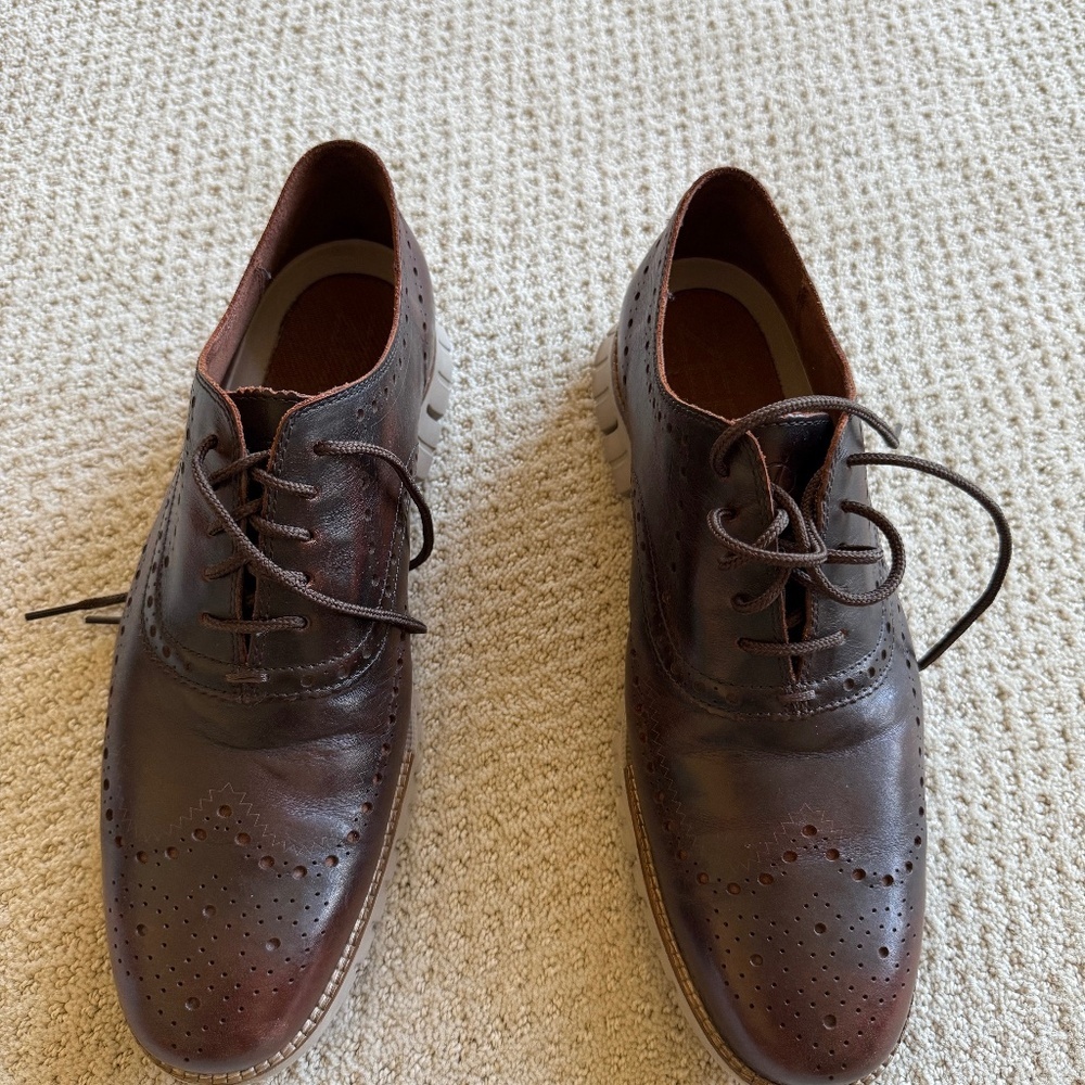 Cole Haan ZeroGrand Wingtip Oxford Shoes - Men’s Size 12M